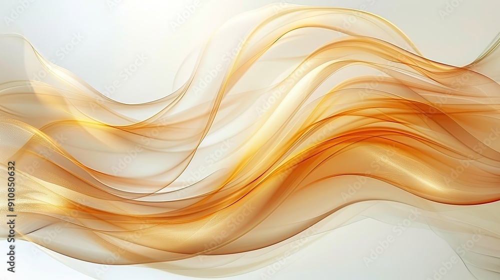Poster abstract background with serene smooth lines