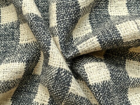 Houndstooth pattern fabric, classic and textured design