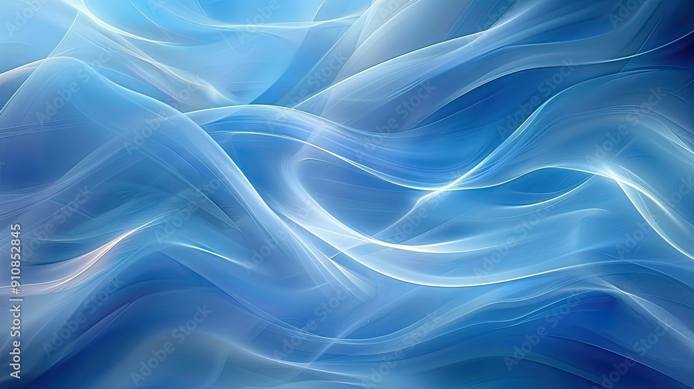 Poster abstract background with serene smooth lines
