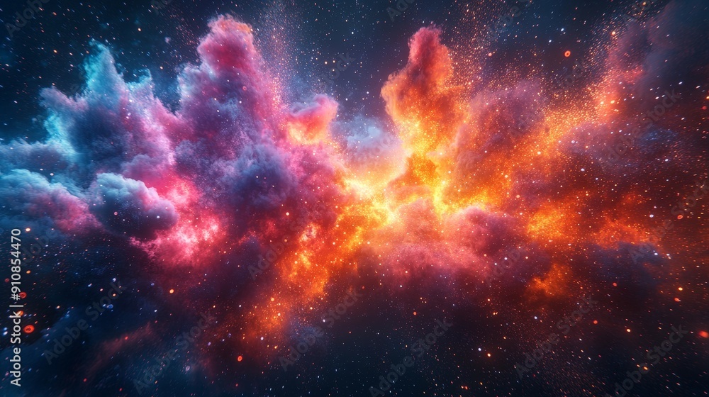 Poster data explosion: unlocking big data analytics potential through abstract surreal creativity