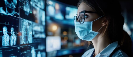 Healthcare professionals discussing telemedicine solutions in a digital health hub., 
