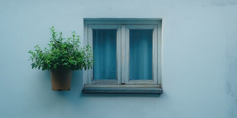 Potted Plant by Window