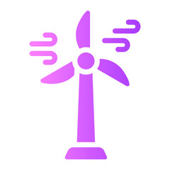 windmill Gradient icon