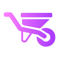 wheelbarrow Gradient icon