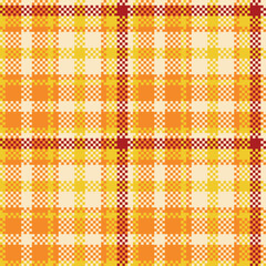 Scottish Tartan Plaid Seamless Pattern, Gingham Patterns. Traditional Scottish Woven Fabric. Lumberjack Shirt Flannel Textile. Pattern Tile Swatch Included.
