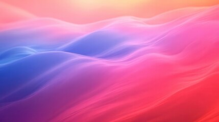 Abstract gradient with soft, blurred colors for a dreamy effect
