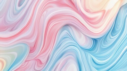 Abstract marble swirl patterns in pastel shades