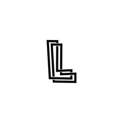 Logo LL Simple Design Modern