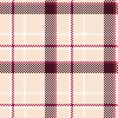 Scottish Tartan Plaid Seamless Pattern, Gingham Patterns. Traditional Scottish Woven Fabric. Lumberjack Shirt Flannel Textile. Pattern Tile Swatch Included.