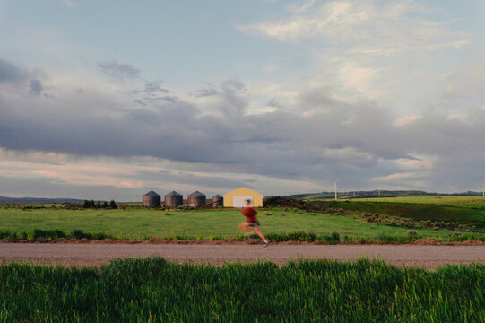 Morning Run in a Rural Town