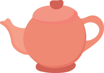  Pretty in Pink Teapot Illustration