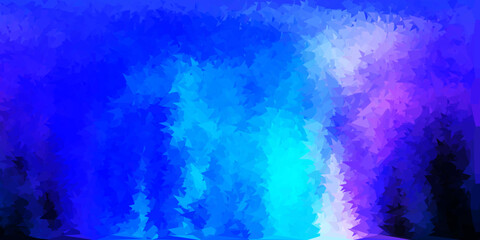 Dark pink, blue vector triangle mosaic wallpaper.