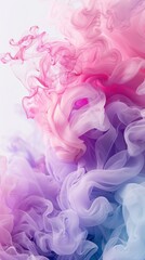 Fototapeta premium Pastel color on a white background, flat, banner