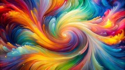 Abstract Expression of a Child's Joyful Imagination  AI generated