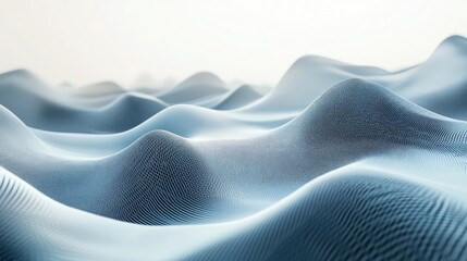 Fototapeta premium 3D geometric waves with sharp peaks, dynamic and modern background