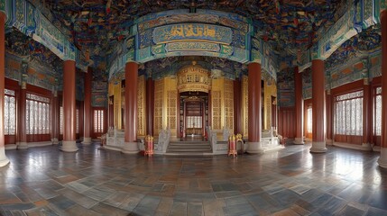 Obraz premium A panorama of the Hall of Prayer.