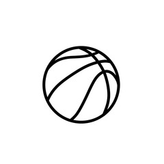 basketball ball isolated on white