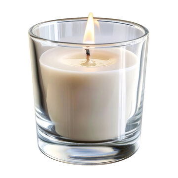 recommend clip art: Beautiful wax candle in glass holder clip art