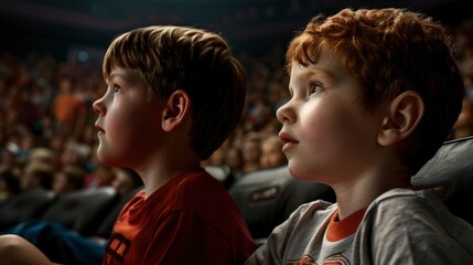 Obraz premium Students Intensely Watching A Realistic Basketball Game At Home, Wallpaper Pictures, Background Hd