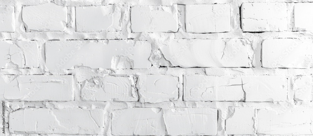 Aufkleber white bricks creating a backdrop with copy space image