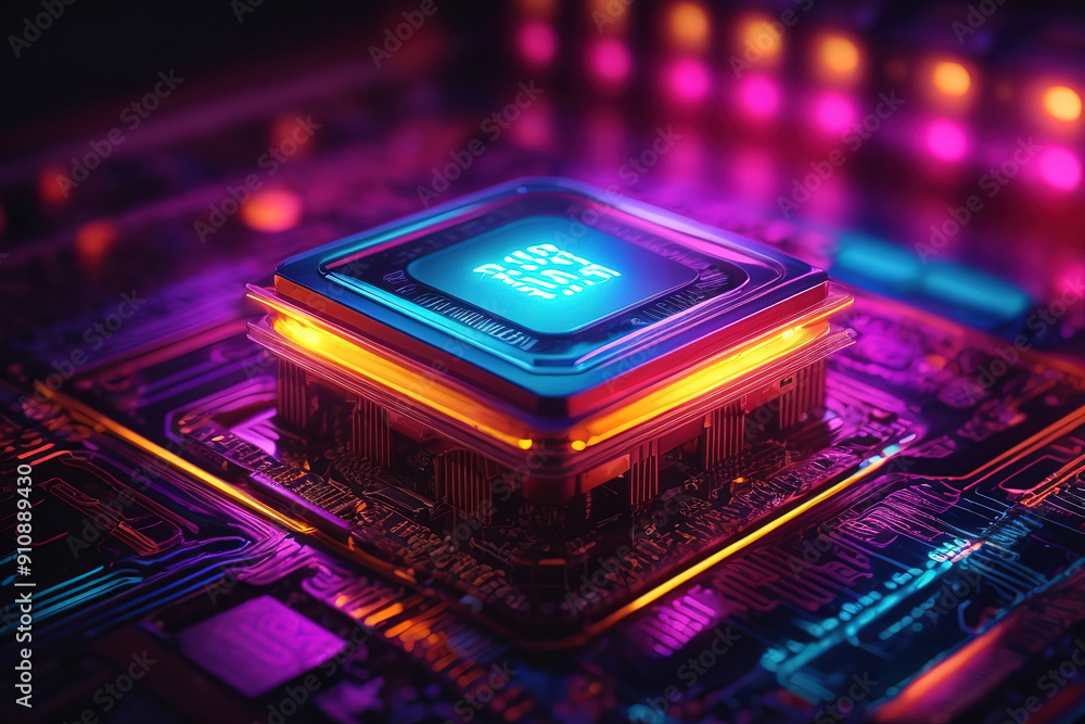 Poster extraordinary a computer board with the word computer on it
