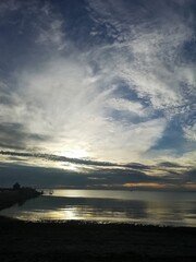 Fototapeta premium sunset over the sea