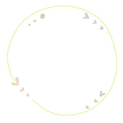 illustration floral frame plant natural elements decoration drawing art design icons