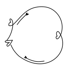 illustration floral frame plant natural elements decoration drawing art design icons