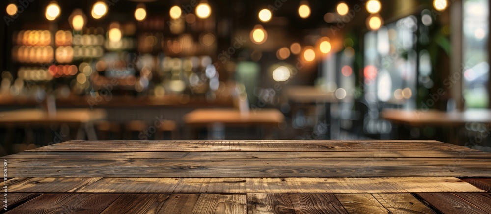Poster perfect for creating your photomontage or product display this image features an empty brown wooden 