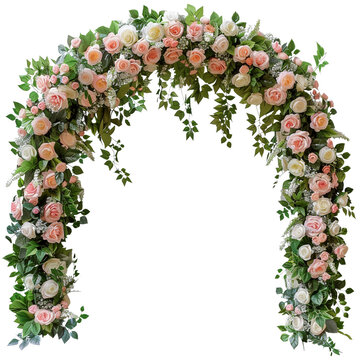recommend clip art: Beautiful wedding flower arch clip art