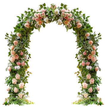 recommend clip art: Beautiful wedding flower arch clip art