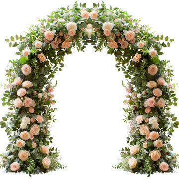 recommend clip art: Beautiful wedding flower arch clip art