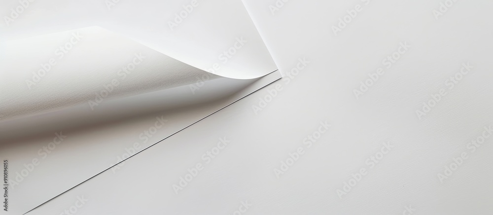 Poster white paper sheet with copy space image