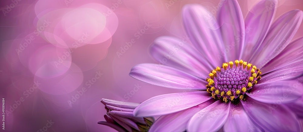 Aufkleber nature s close up flower as a background with copy space image focus