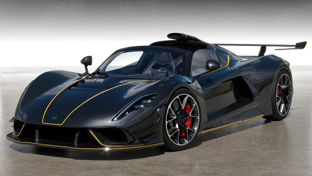 Hennessey Venom F5 Revolution Roadster in the studio