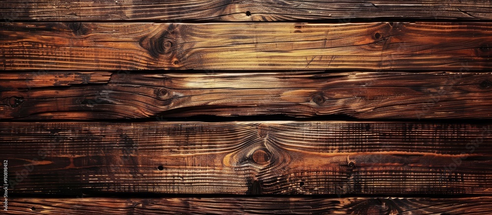 Leinwandbilder wooden board background with space for text or graphics in the center of the image. creative banner.