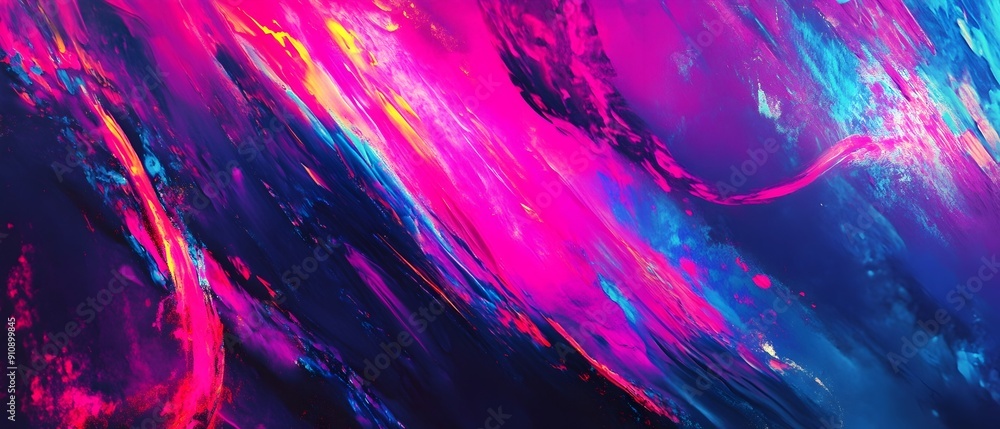 Poster captivating neon vaporwave patterns futuristic abstract digital art backdrop with vibrant colorful a