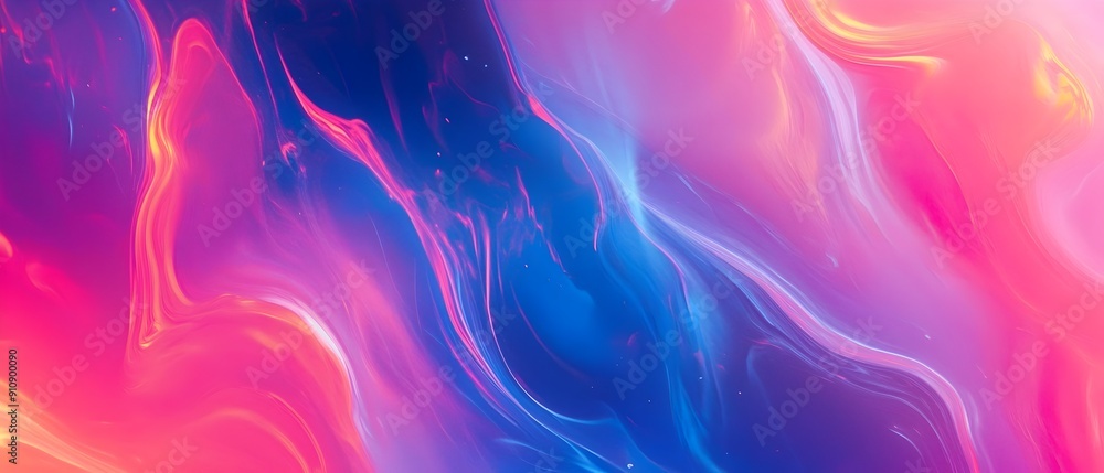 Poster vibrant and mesmerizing neon vaporwave background with retro futuristic patterns bright iridescent c