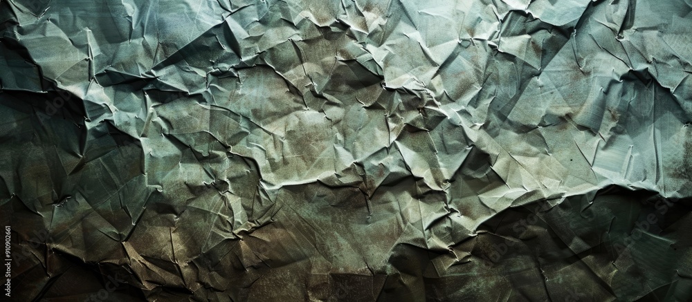 Aufkleber image with a textured background resembling wrinkled paper for use as a copy space image