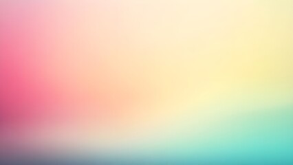 Obraz premium Abstract Gradient Background in Pink, Yellow, and Blue.