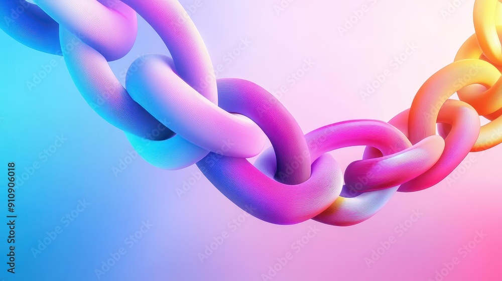 Aufkleber explore the future with a vibrant digital blockchain design, showcasing global connections in a hype