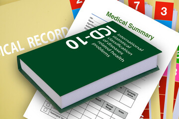 Background images for medical records and medical work.