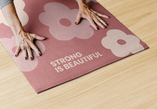 Yoga Mat Mockup