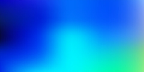 Light blue, green vector gradient blur pattern.
