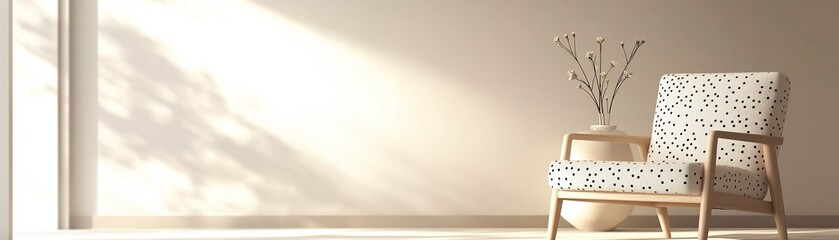 A Couch In A Minimalist Living Room.	
