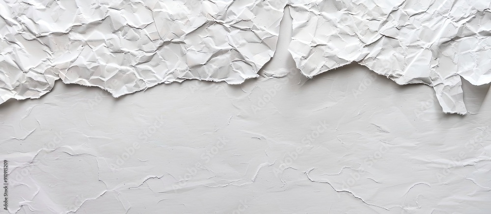 Poster white background with paper texture providing copy space image