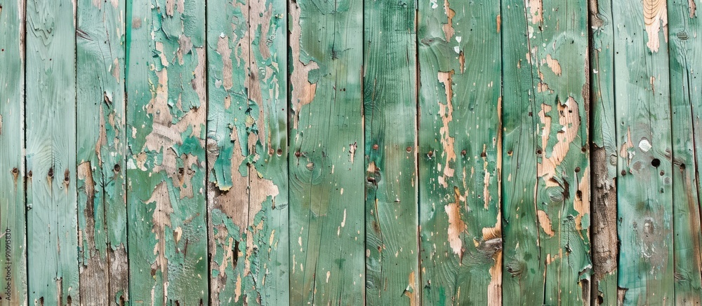 Poster utilize an aged green wooden backdrop for your copy space image