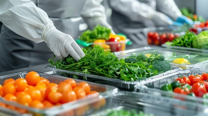 Obraz premium Ensuring food safety, maintaining quality standards
