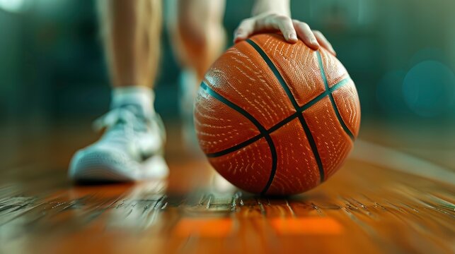 A Teenage Boy Injuring His Ankle While Playing Basketball Indoors, A Moment Of Concern, Wallpaper Pictures, Background Hd