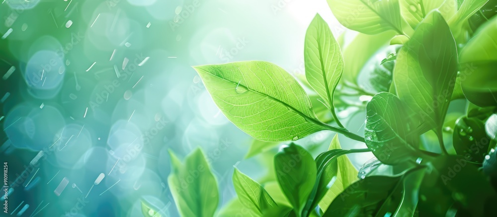Aufkleber nature themed abstract background with copy space image